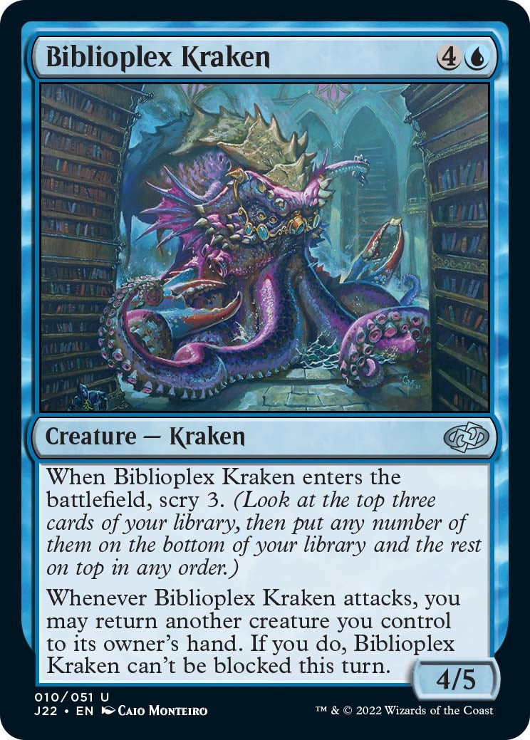 Biblioplex Kraken [Jumpstart 2022] | GrognardGamesBatavia