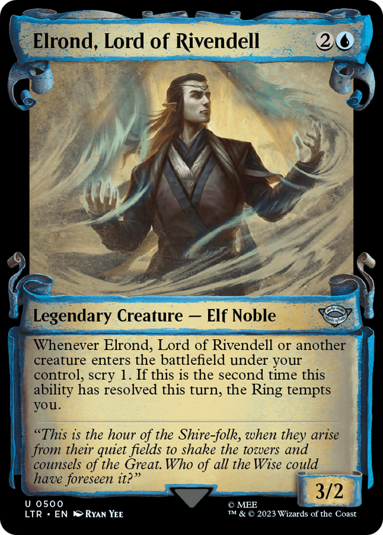 Elrond, Lord of Rivendell [The Lord of the Rings: Tales of Middle-Earth Showcase Scrolls] | GrognardGamesBatavia