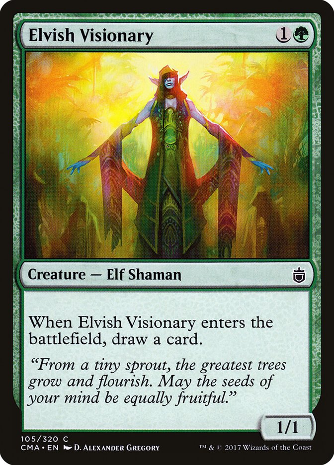 Elvish Visionary [Commander Anthology] | GrognardGamesBatavia