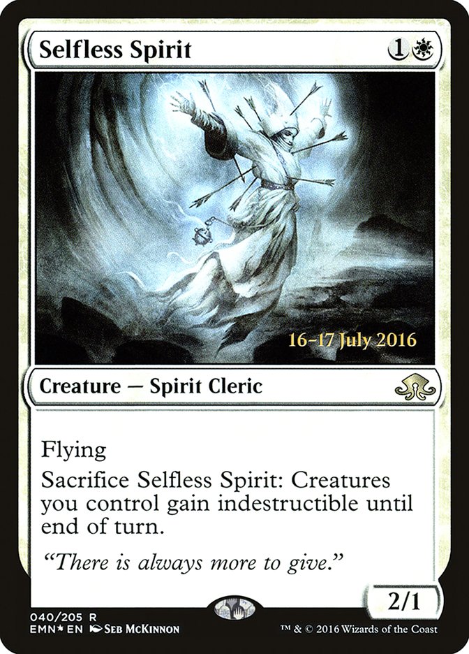 Selfless Spirit [Eldritch Moon Prerelease Promos] | GrognardGamesBatavia