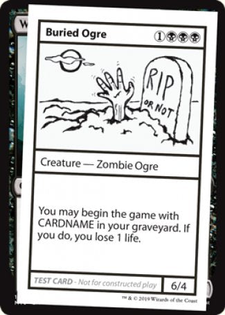 Buried Ogre (2021 Edition) [Mystery Booster Playtest Cards] | GrognardGamesBatavia