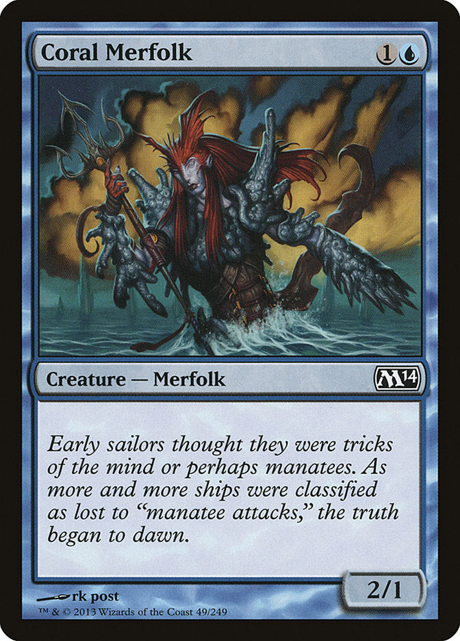 Coral Merfolk [Magic 2014] | GrognardGamesBatavia