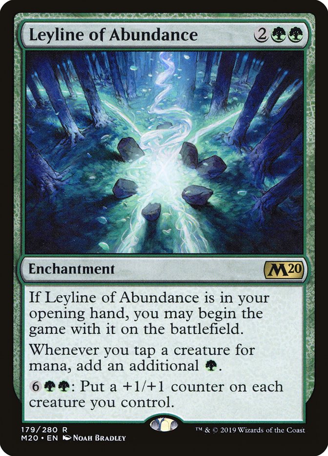 Leyline of Abundance [Core Set 2020] | GrognardGamesBatavia