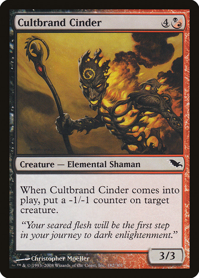 Cultbrand Cinder [Shadowmoor] | GrognardGamesBatavia
