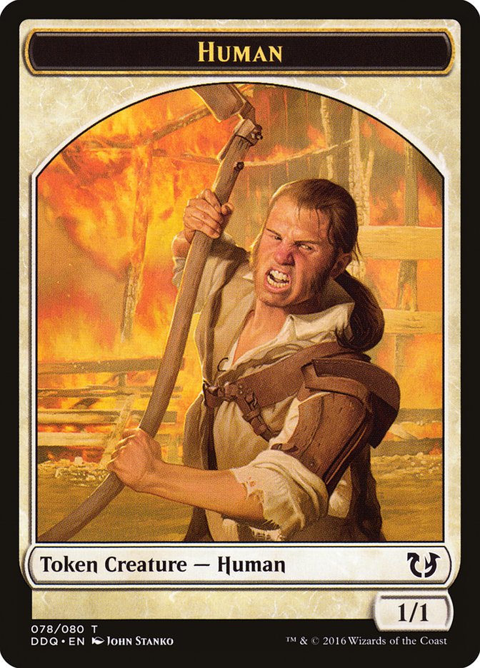 Human Token [Duel Decks: Blessed vs. Cursed] | GrognardGamesBatavia