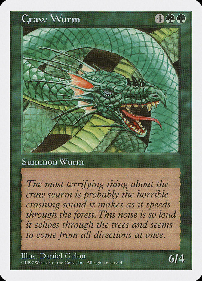 Craw Wurm [Fifth Edition] | GrognardGamesBatavia