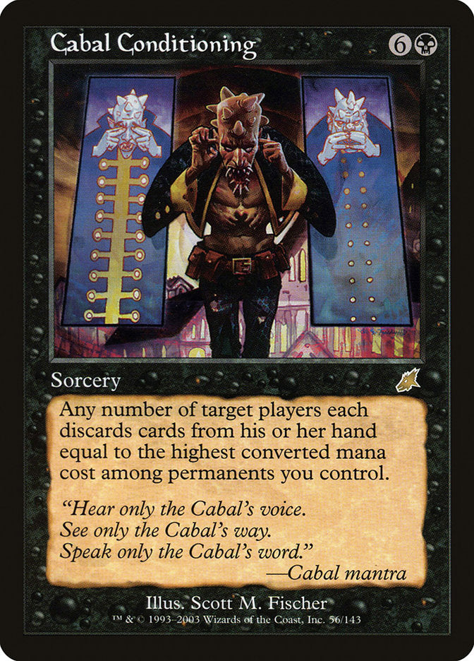 Cabal Conditioning [Scourge] | GrognardGamesBatavia