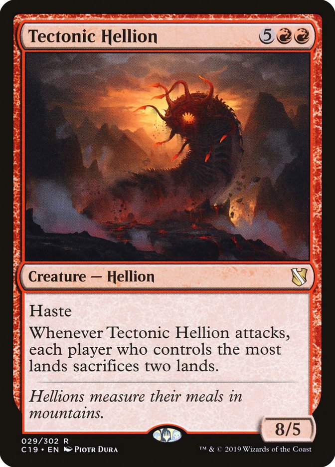 Tectonic Hellion [Commander 2019] | GrognardGamesBatavia