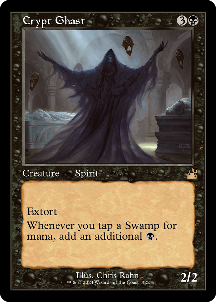 Crypt Ghast (Retro Frame) [Ravnica Remastered] | GrognardGamesBatavia