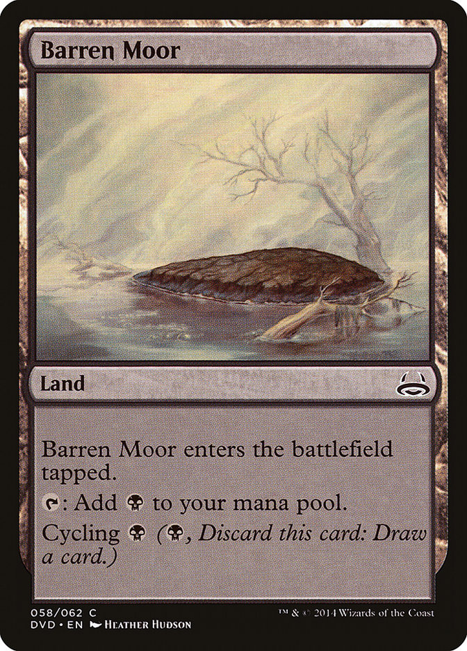 Barren Moor (Divine vs. Demonic) [Duel Decks Anthology] | GrognardGamesBatavia