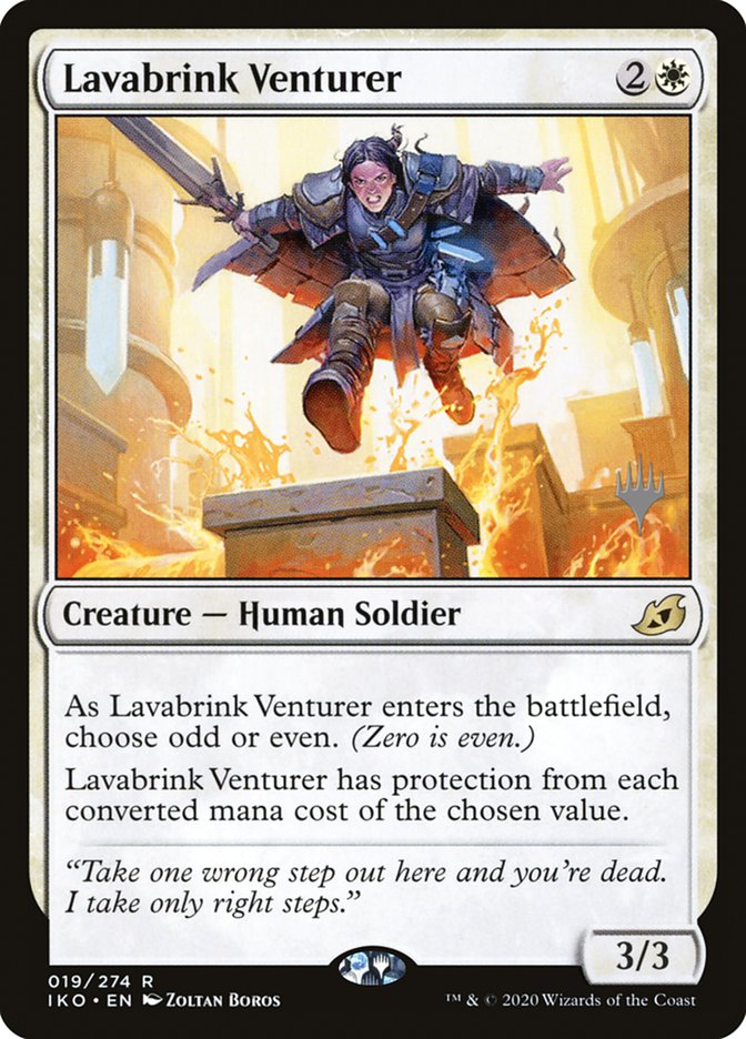 Lavabrink Venturer (Promo Pack) [Ikoria: Lair of Behemoths Promos] | GrognardGamesBatavia