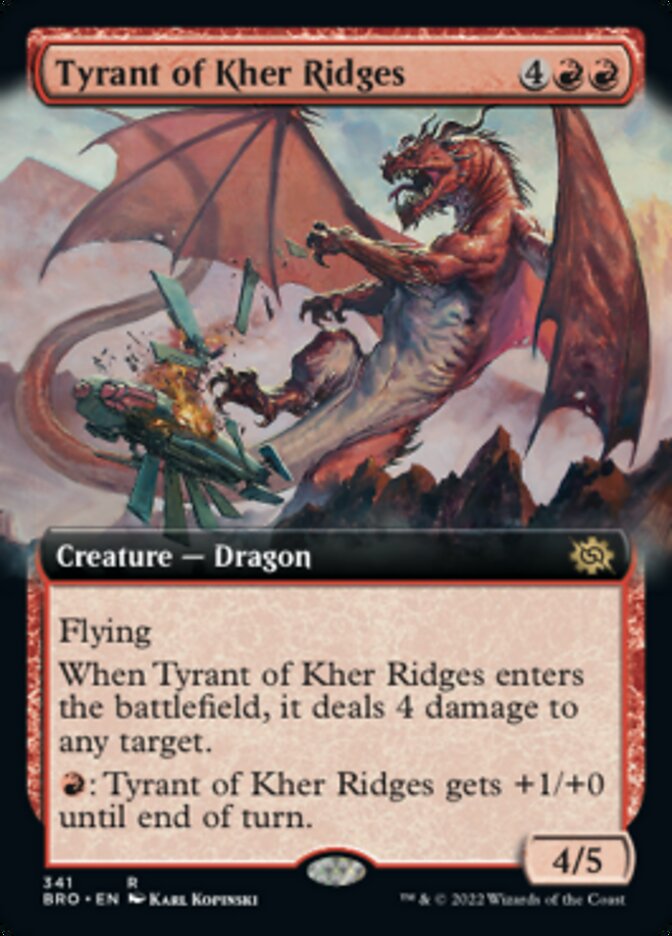 Tyrant of Kher Ridges (Extended Art) [The Brothers' War] | GrognardGamesBatavia