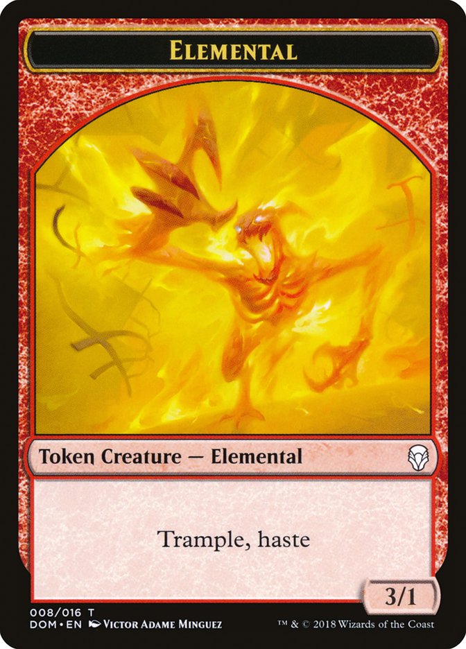 Elemental Token [Dominaria Tokens] | GrognardGamesBatavia