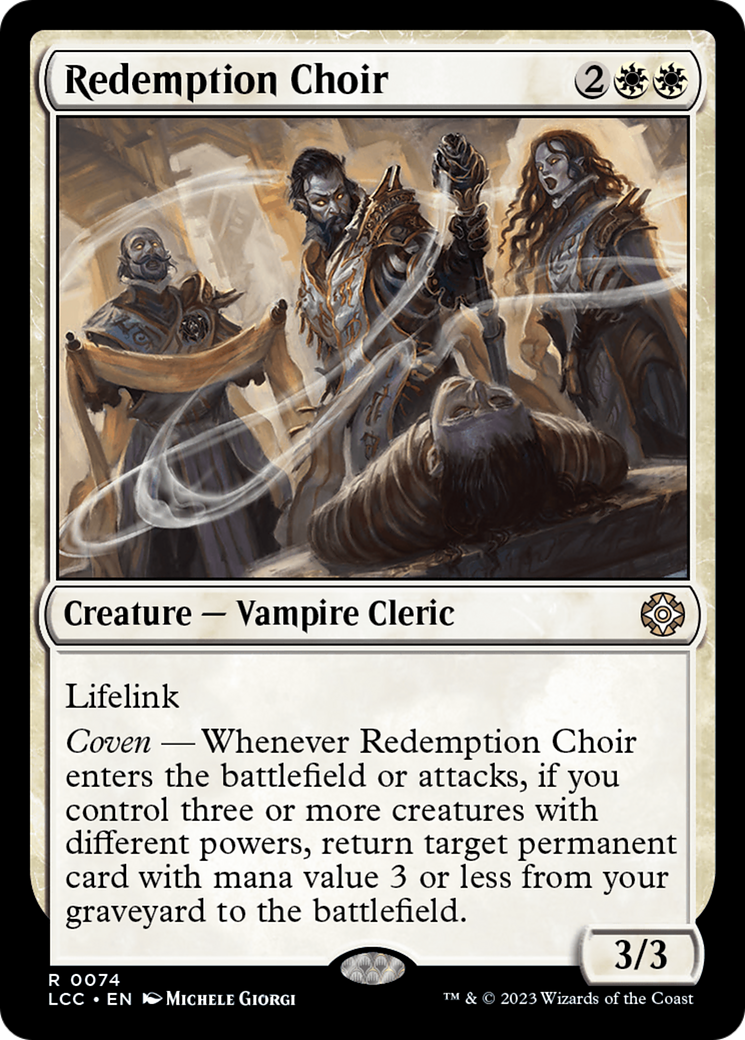 Redemption Choir [The Lost Caverns of Ixalan Commander] | GrognardGamesBatavia