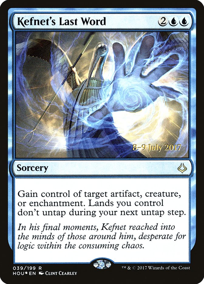 Kefnet's Last Word [Hour of Devastation Prerelease Promos] | GrognardGamesBatavia