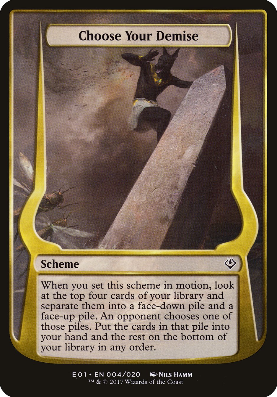 Choose Your Demise (Schemes) [Archenemy: Nicol Bolas Schemes] | GrognardGamesBatavia