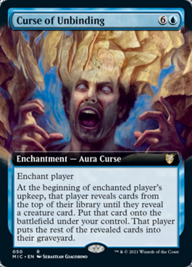 Curse of Unbinding (Extended Art) [Innistrad: Midnight Hunt Commander] | GrognardGamesBatavia