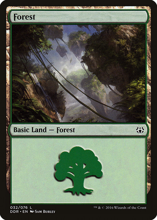 Forest (32) [Duel Decks: Nissa vs. Ob Nixilis] | GrognardGamesBatavia