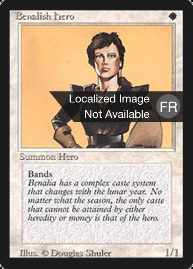 Benalish Hero [Foreign Black Border] | GrognardGamesBatavia