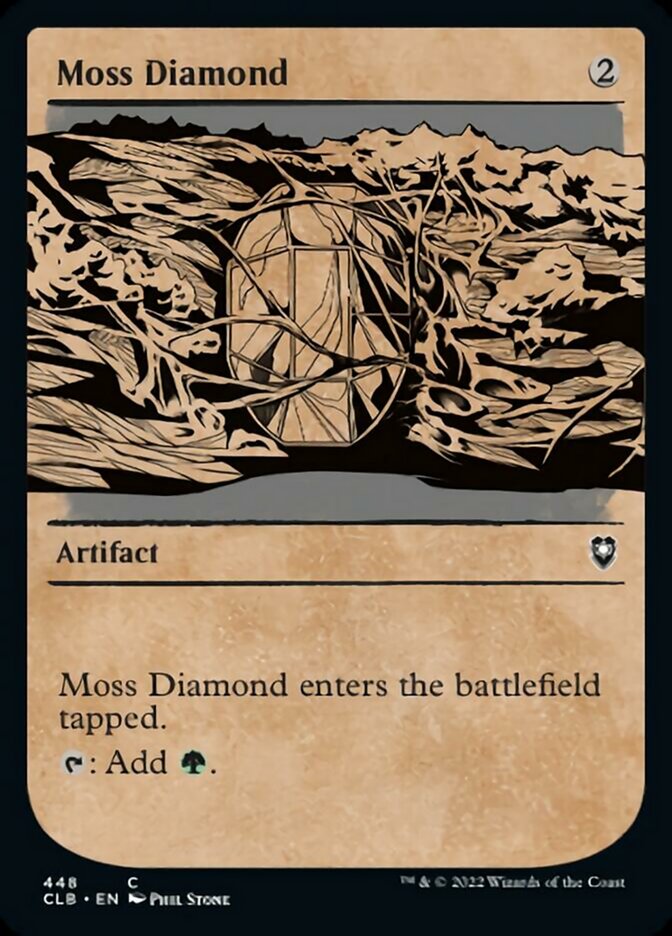 Moss Diamond (Showcase) [Commander Legends: Battle for Baldur's Gate] | GrognardGamesBatavia