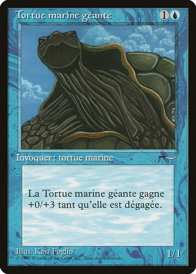 Giant Tortoise (French) - "Tortue marine geante" [Renaissance] | GrognardGamesBatavia