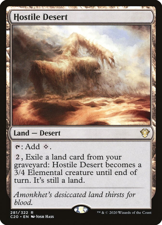 Hostile Desert [Commander 2020] | GrognardGamesBatavia