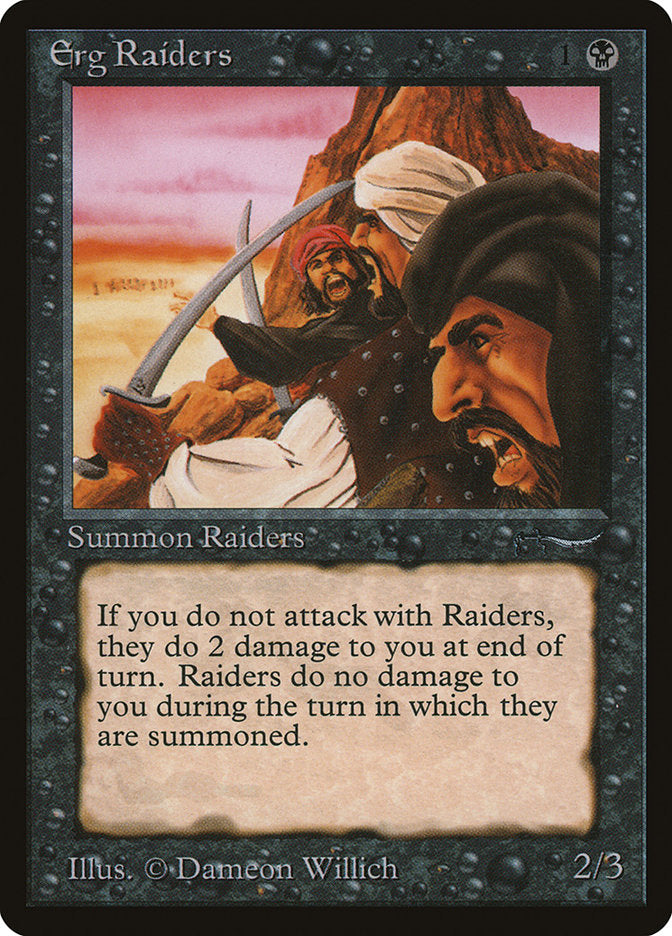 Erg Raiders (Dark Mana Cost) [Arabian Nights] | GrognardGamesBatavia