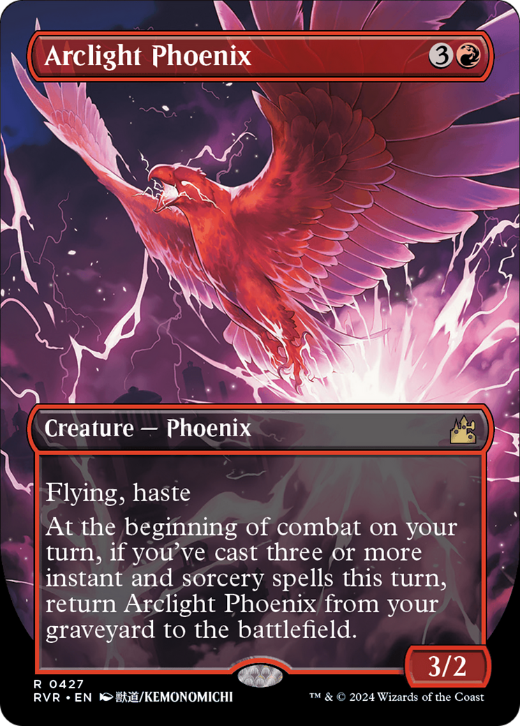 Arclight Phoenix (Anime Borderless) [Ravnica Remastered] | GrognardGamesBatavia