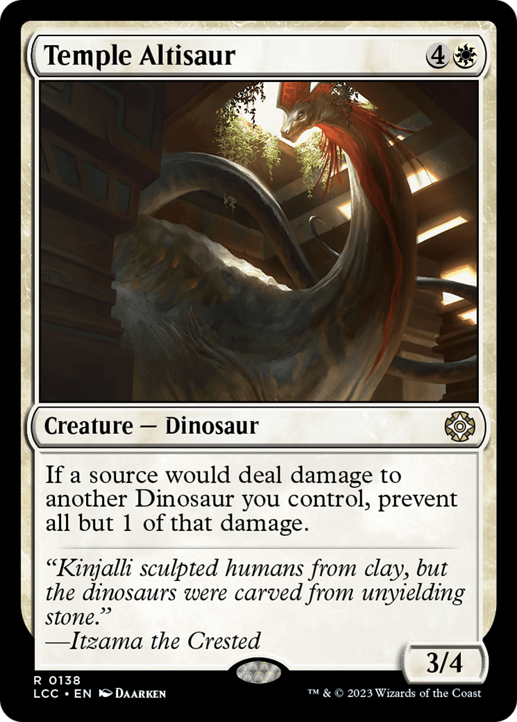 Temple Altisaur [The Lost Caverns of Ixalan Commander] | GrognardGamesBatavia