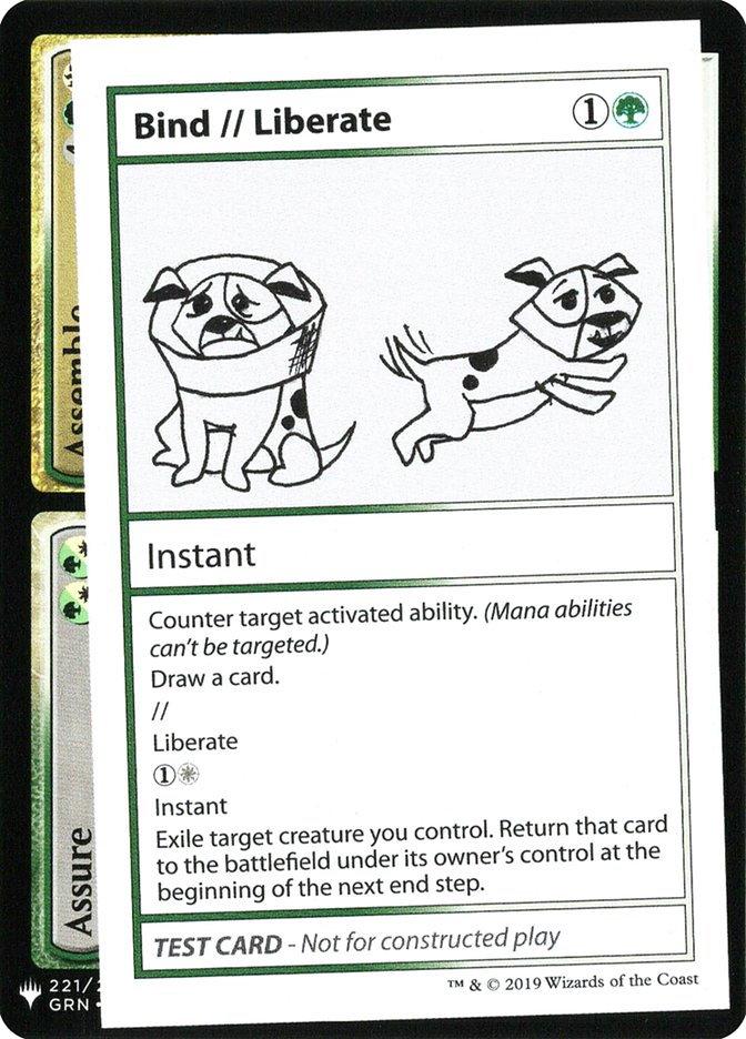 Bind // Liberate [Mystery Booster Playtest Cards] | GrognardGamesBatavia