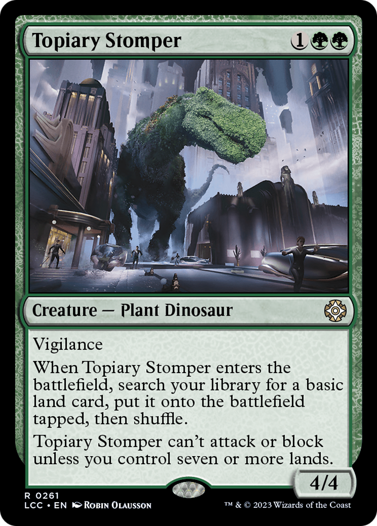 Topiary Stomper [The Lost Caverns of Ixalan Commander] | GrognardGamesBatavia