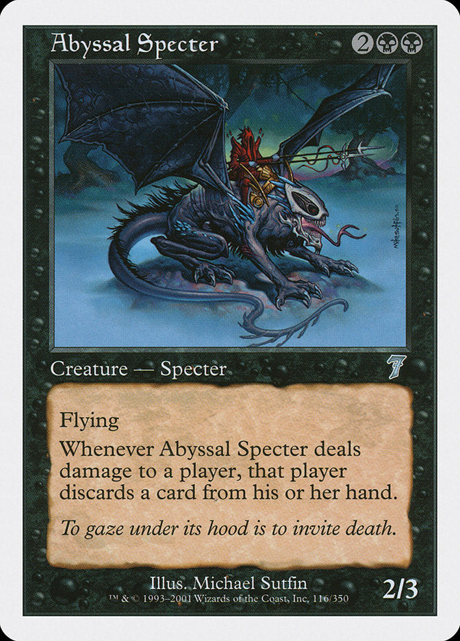 Abyssal Specter [Seventh Edition] | GrognardGamesBatavia