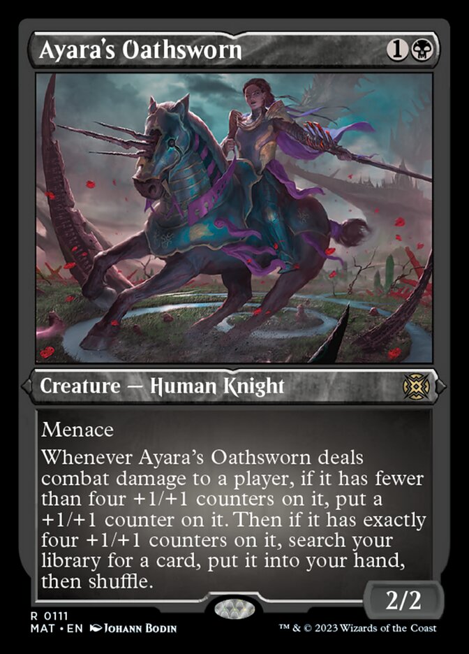 Ayara's Oathsworn (Foil Etched) [March of the Machine: The Aftermath] | GrognardGamesBatavia