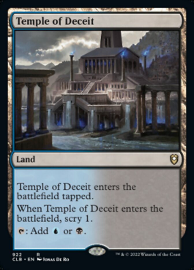 Temple of Deceit [Commander Legends: Battle for Baldur's Gate] | GrognardGamesBatavia