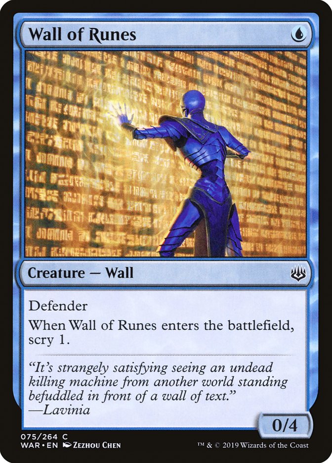 Wall of Runes [War of the Spark] | GrognardGamesBatavia