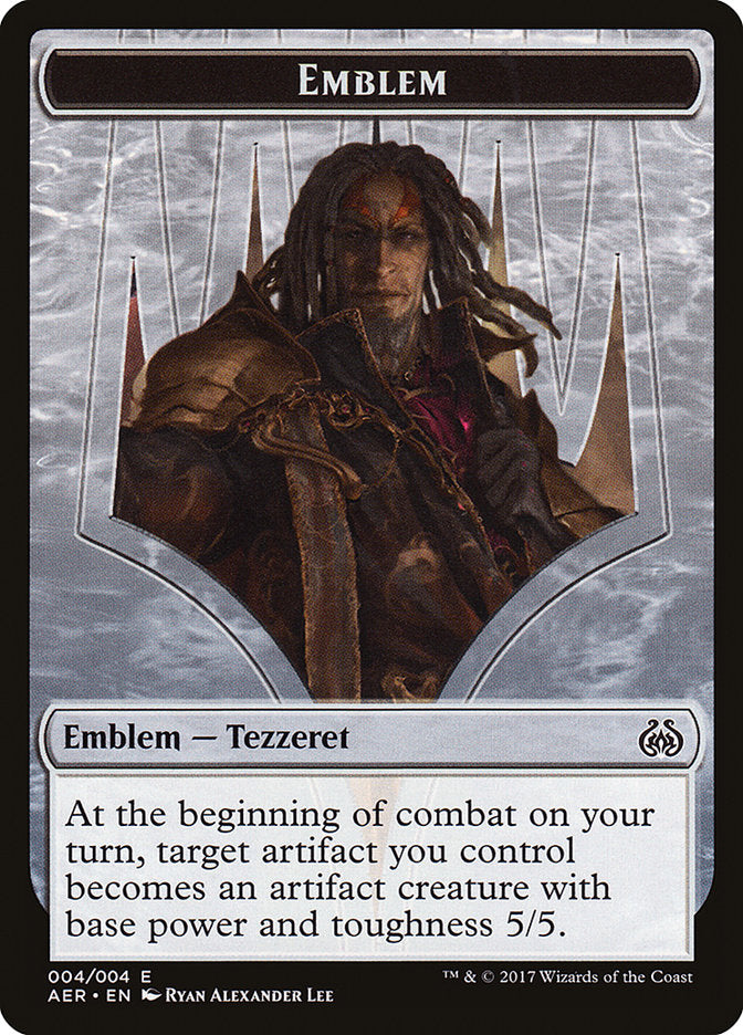 Tezzeret the Schemer Emblem [Aether Revolt Tokens] | GrognardGamesBatavia