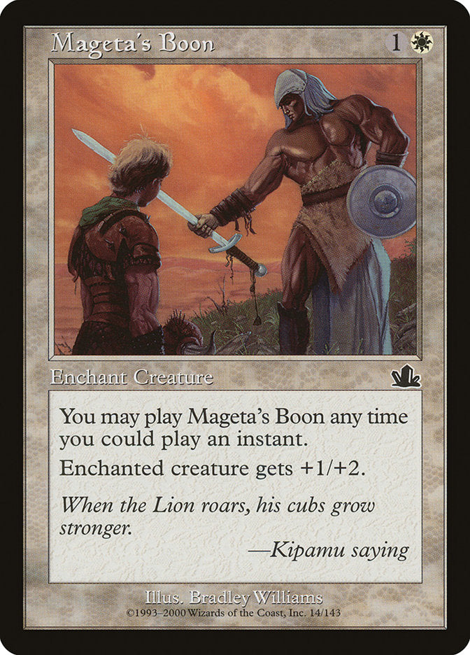 Mageta's Boon [Prophecy] | GrognardGamesBatavia