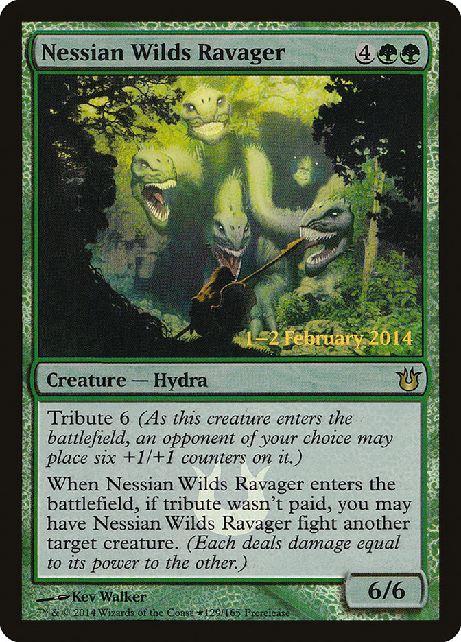 Nessian Wilds Ravager [Born of the Gods Prerelease Promos] | GrognardGamesBatavia