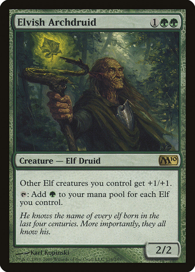 Elvish Archdruid [Magic 2010] | GrognardGamesBatavia