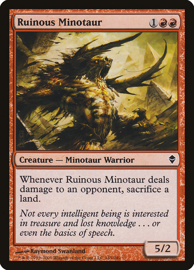 Ruinous Minotaur [Zendikar] | GrognardGamesBatavia