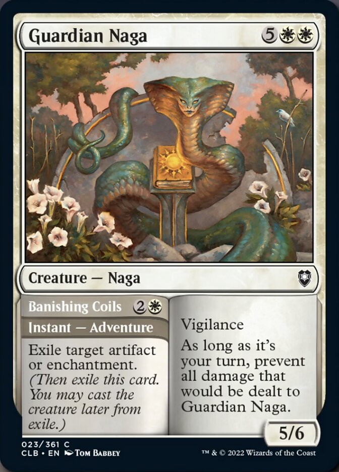 Guardian Naga // Banishing Coils [Commander Legends: Battle for Baldur's Gate] | GrognardGamesBatavia