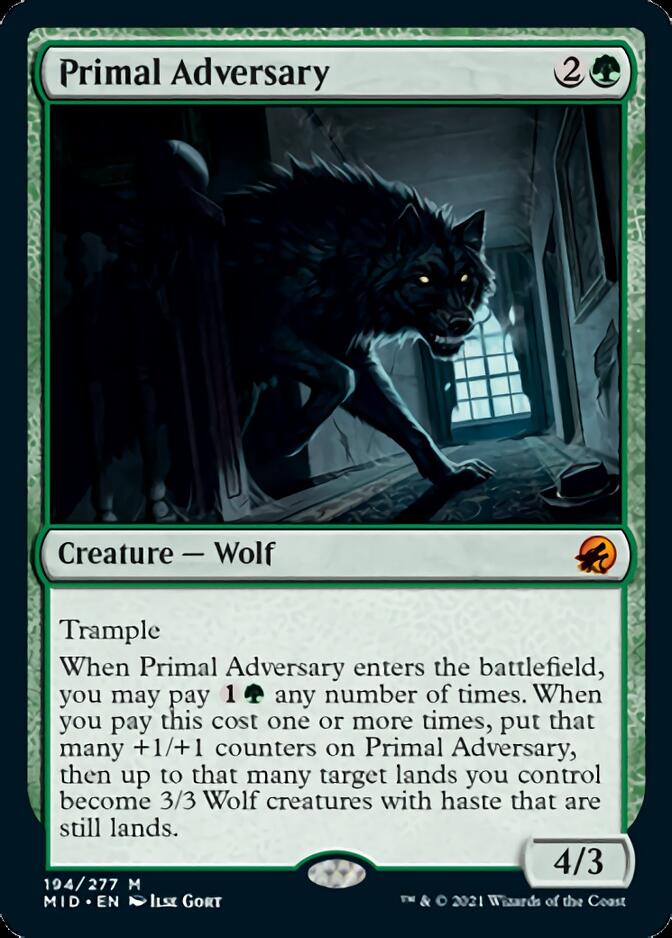 Primal Adversary [Innistrad: Midnight Hunt] | GrognardGamesBatavia