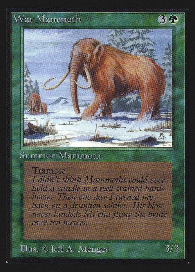 War Mammoth [International Collectors' Edition] | GrognardGamesBatavia