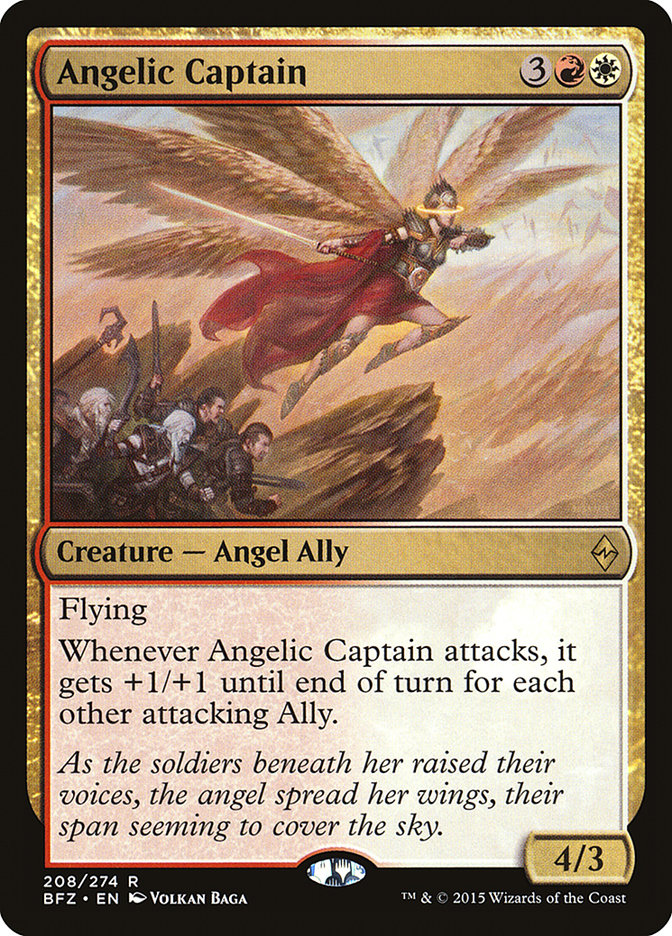 Angelic Captain [Battle for Zendikar] | GrognardGamesBatavia