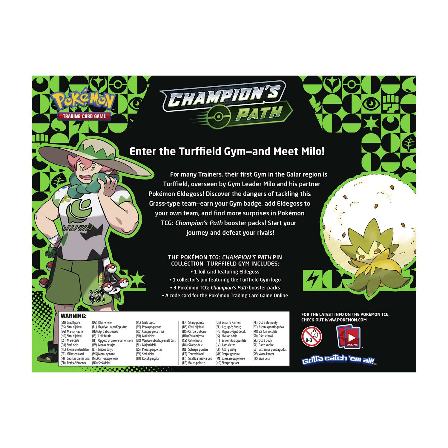 Champion's Path - Pin Collection (Turffield Gym) | GrognardGamesBatavia