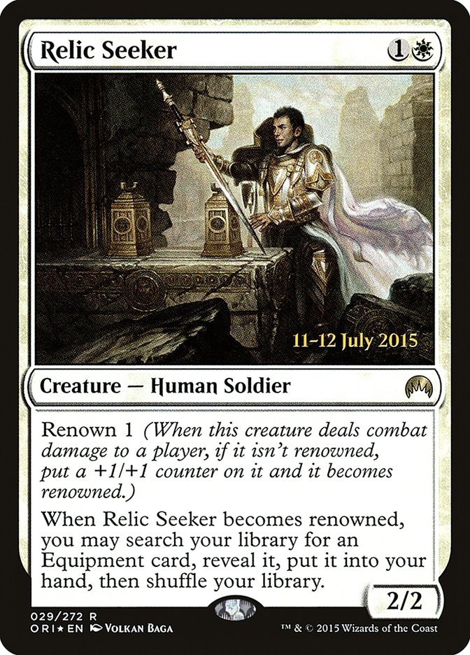 Relic Seeker [Magic Origins Prerelease Promos] | GrognardGamesBatavia