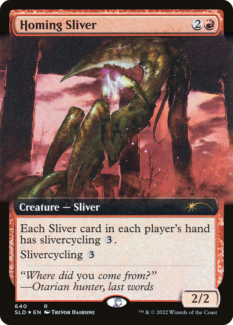 Homing Sliver (Extended Art) [Secret Lair Drop Promos] | GrognardGamesBatavia