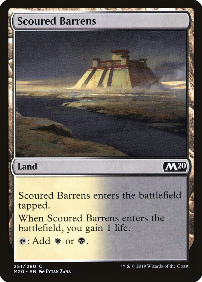 Scoured Barrens [Core Set 2020] | GrognardGamesBatavia