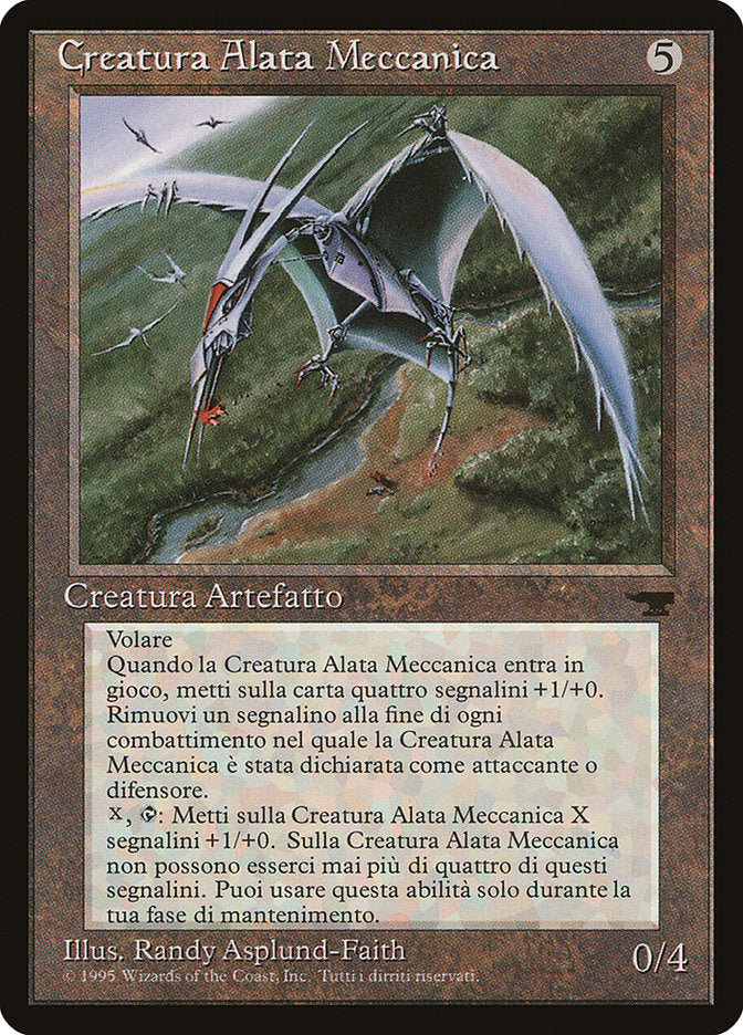 Clockwork Avian (Italian) - "Creatura Alata Meccanica" [Rinascimento] | GrognardGamesBatavia