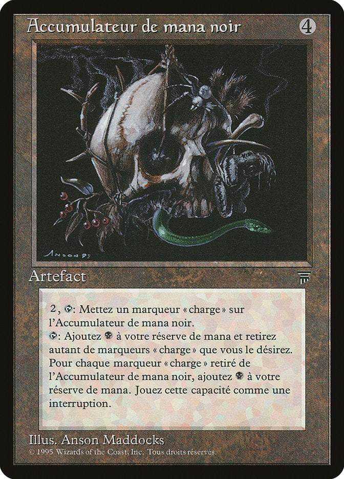 Black Mana Battery (French) - "Accumulateur de mana noir" [Renaissance] | GrognardGamesBatavia